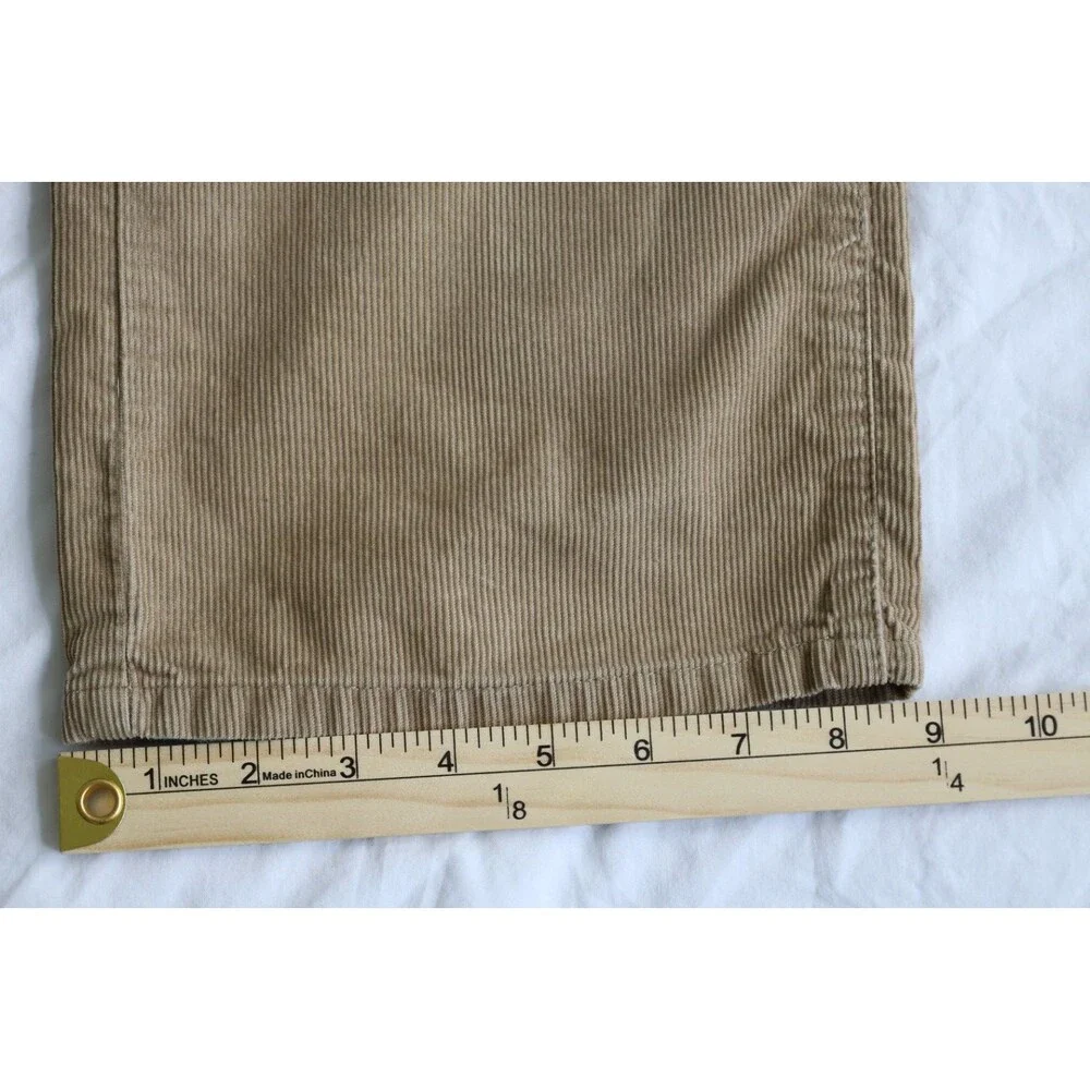 Polo Ralph Lauren Corduroy Pants Men’s 34x30 Tan Beige Straight Leg Classic